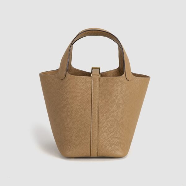 DDMode Clemence Leather Picotin 18CM 0M Chai GHW