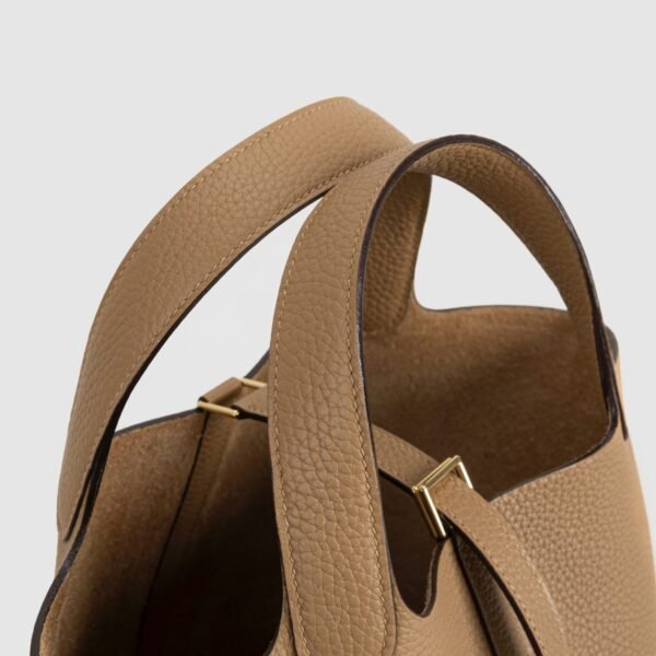 DDMode Clemence Leather Picotin 18CM 0M Chai GHW