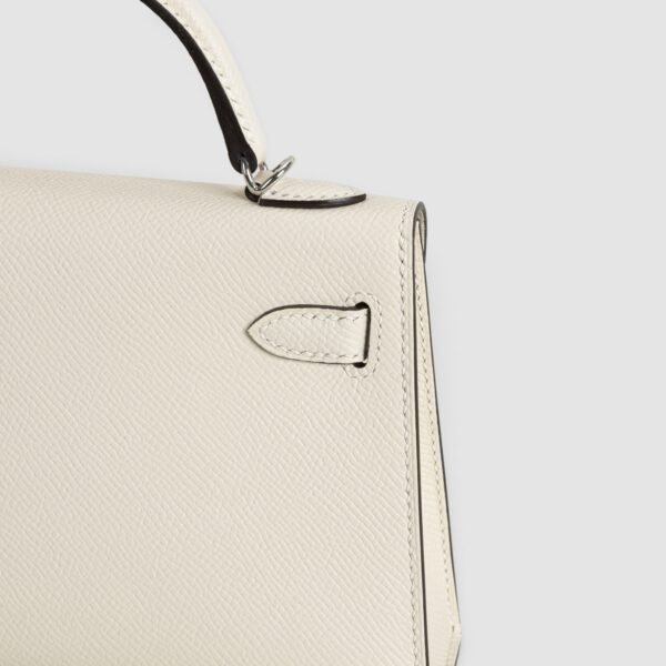 DDMode Mini Kelly 19CM Epsom Leather 8L Beton PHW