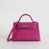 DDMode Mini Kelly 19CM Epsom Leather L3 Rose Purple PHW