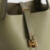 DDMode Picotin 18CM CC61 Vert Olive Clemence Leather GHW