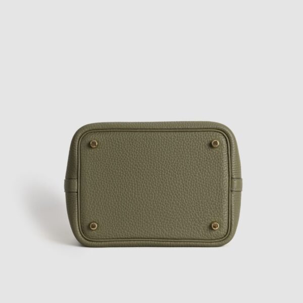 DDMode Picotin 18CM CC61 Vert Olive Clemence Leather GHW