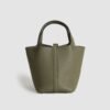 DDMode Picotin 18CM CC61 Vert Olive Clemence Leather GHW