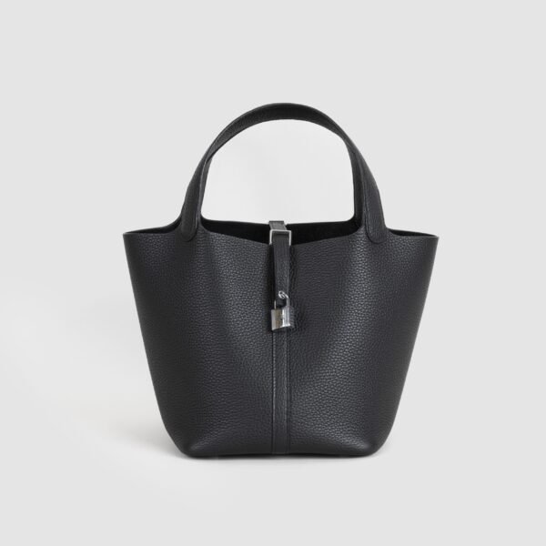 DDMode Picotin 22CM CK89 Noir Clemence Leather PHW 01 DDMode Picotin 22CM CK89 Noir Clemence Leather PHW