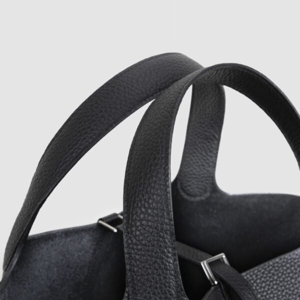 DDMode Picotin 22CM CK89 Noir Clemence Leather PHW 04 DDMode Picotin 22CM CK89 Noir Clemence Leather PHW