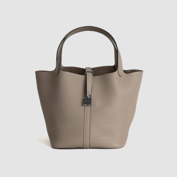 DDMode Picotin 22CM S2 Gris Trench Clemence Leather PHW