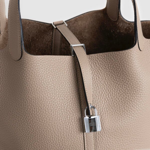 DDMode Picotin 22CM S2 Gris Trench Clemence Leather PHW