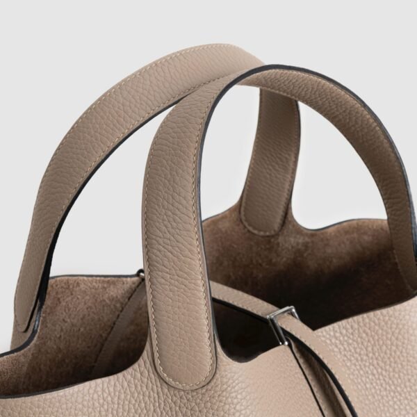 DDMode Picotin 22CM S2 Gris Trench Clemence Leather PHW