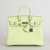 DDMode Togo Leather Birkin 25CM Y6 Vert Absinthe PHW 01 DDMode Togo Leather Birkin 25CM Y6 Vert Absinthe PHW