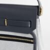 DDMode Herbag Mini 20CM Balck Calf Leather : White Canvas GHW 06 DDMode Herbag Mini 20CM Balck Calf Leather / White Canvas GHW
