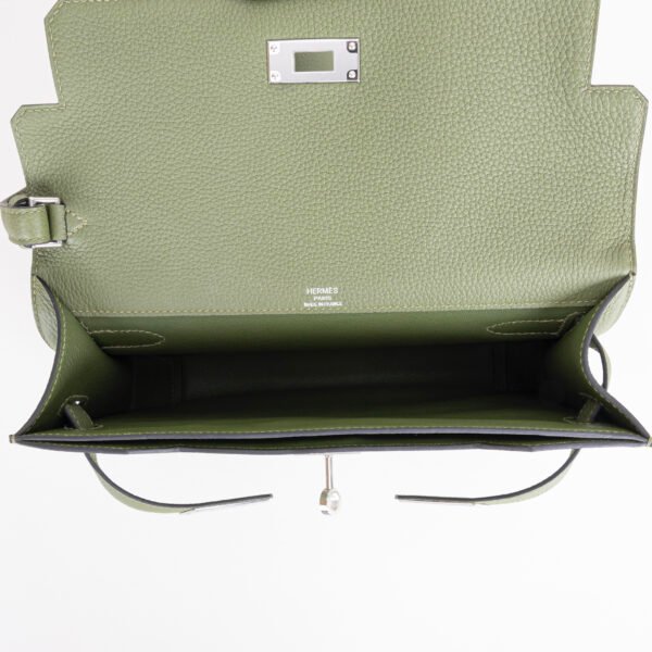 DDMode Kelly Depeches 25CM CK61 Vert Olive Togo Leather PHW 02 DDMode Kelly Depeches 25CM CK61 Vert Olive Togo Leather PHW