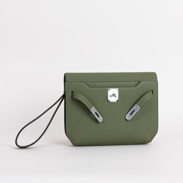 DDMode Kelly Depeches 25CM CK61 Vert Olive Togo Leather PHW 03 DDMode Kelly Depeches 25CM CK61 Vert Olive Togo Leather PHW