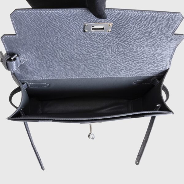 DDMode Kelly Depeches 25CM Epsom Leather H0 Gris Misty PHW 06 DDMode Kelly Depeches 25CM Epsom Leather H0 Gris Misty PHW