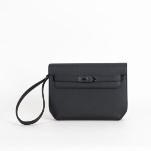 DDMode Kelly Depeches 25CM So Black CK89 Noir Togo Leather Black Hardware