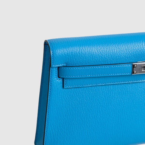 DDMode Kelly Elan 27CM Chevre Leather 0F Blue Frida PHW