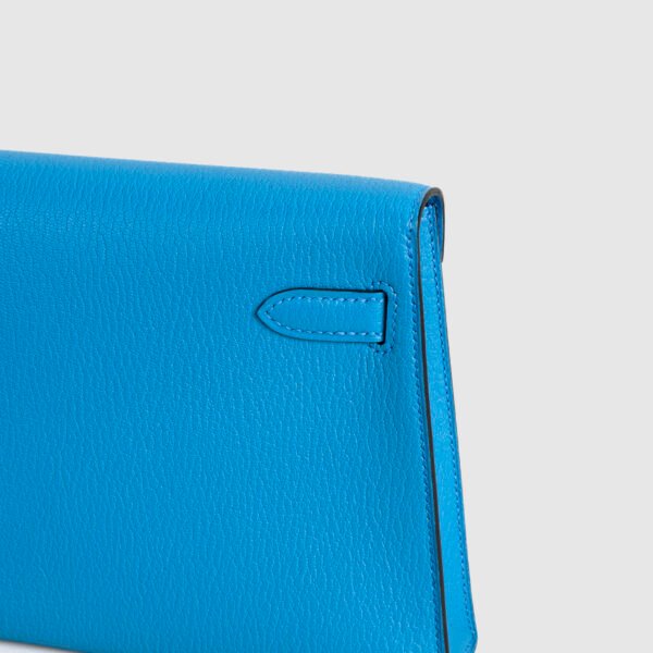 DDMode Kelly Elan 27CM Chevre Leather 0F Blue Frida PHW