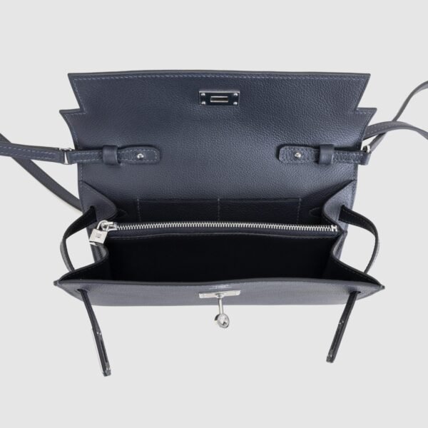 DDMode Kelly To Go Wallet 2Z Blue Nuit Evercolor Leather PHW