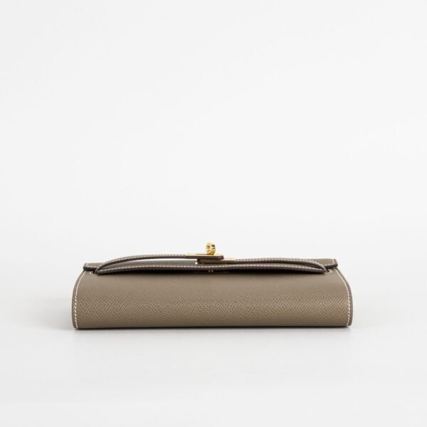 DDMode Kelly To Go Woc Wallet CC18 Etoupe Epsom Leather GHW