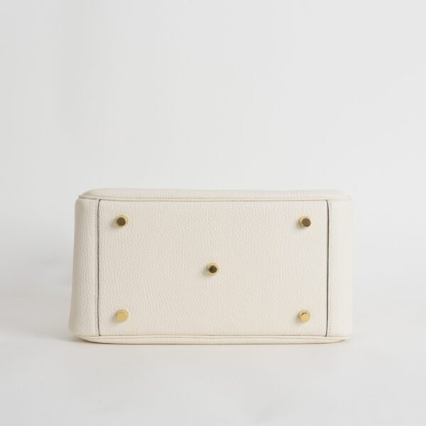 DDMode Lindy 26CM 8L Beton Clemence Leather Women’s Shoulder Bag GHW