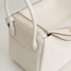 DDMode Lindy 26CM 8L Beton Clemence Leather Women’s Shoulder Bag GHW