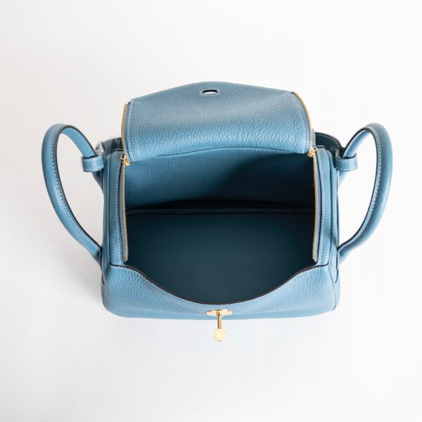 DDMode Lindy 26CM CC75 Blue Jean Clemence Leather GHW 02 DDMode Lindy 26CM CC75 Blue Jean Clemence Leather GHW