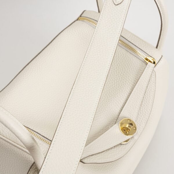 DDMode Lindy 26CM Clemence Leather CC10 Craie GHW Hardware