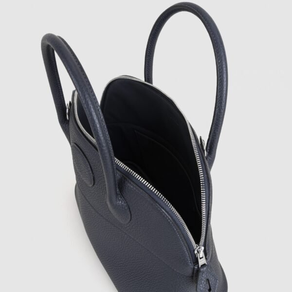 DDMode Bolide 31CM 2Z Blue Nuit Clemence Leather PHW Hardware 02 DDMode Bolide 31CM 2Z Blue Nuit Clemence Leather PHW Hardware