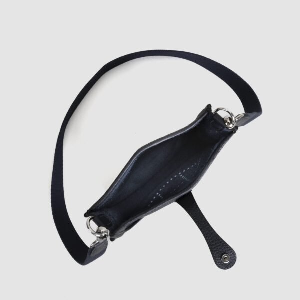 DDMode  Evelyne Mini 16CM 2Z Blue Nuit Clemence Leather PHW Hardware