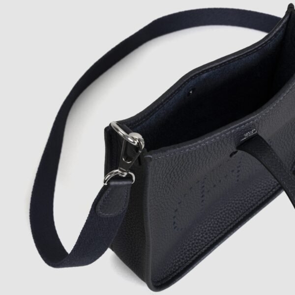 DDMode  Evelyne Mini 16CM 2Z Blue Nuit Clemence Leather PHW Hardware