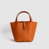 DDMode Picotin 22CM CC93 Orange Tote Bag Clemence Leather GHW Hardware 01 DDMode Picotin 22CM CC93 Orange Tote Bag Clemence Leather GHW Hardware