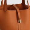 DDMode Picotin 22CM CC93 Orange Tote Bag Clemence Leather GHW Hardware 06 DDMode Picotin 22CM CC93 Orange Tote Bag Clemence Leather GHW Hardware