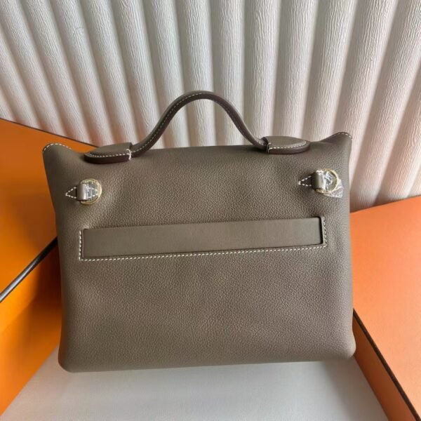 DDMode Mini Kelly 2424-21CM Evercolor & Swift CK18 Etoupe Grey GHW Hardware