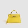 DDMode Mini Kelly Bags 19CM 9O Jaune De Naples Epsom Leather GHW