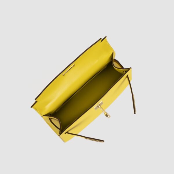 DDMode Mini Kelly Bags 19CM 9O Jaune De Naples Epsom Leather GHW