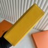 DDMode Mini Kelly Pochette 22CM Swift Leather 9D Amber Yellow GHW Hardware