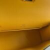 DDMode Mini Kelly Pochette 22CM Swift Leather 9D Amber Yellow GHW Hardware