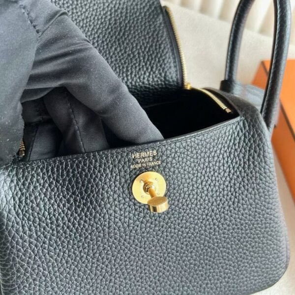 DDMode Mini Lindy 19CM TC Leather CK89 Black Gold Hardware GHW