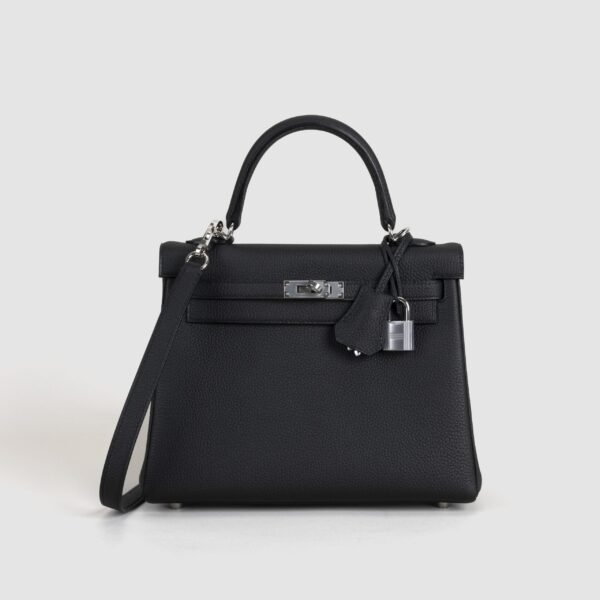 DDMode Hermes CK89 Black Togo Leather Kelly 25CM PHW