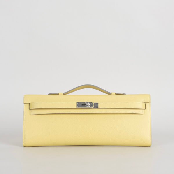 DDMode Kelly Cut 31CM 1Z Jaune Poussin Epsom Leather PHW