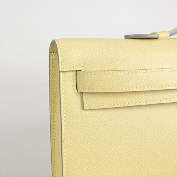 DDMode Kelly Cut 31CM 1Z Jaune Poussin Epsom Leather PHW