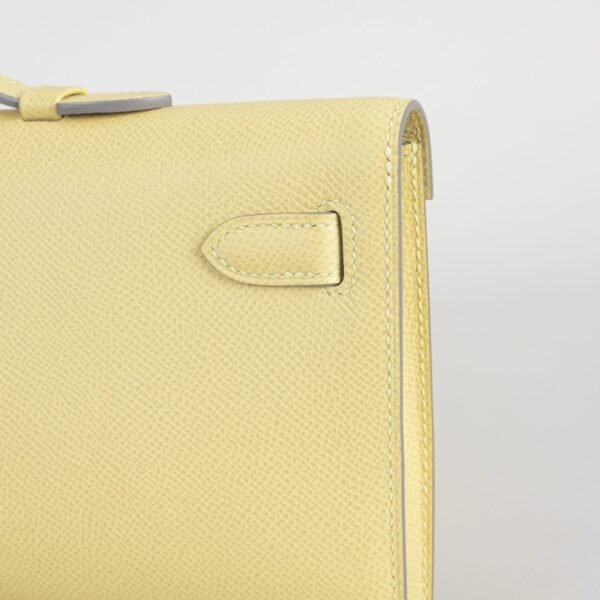 DDMode Kelly Cut 31CM 1Z Jaune Poussin Epsom Leather PHW