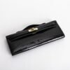 DDMode Kelly Cut 31CM  CC89 Noir Shiny Alligator Crocodile Leather GHW