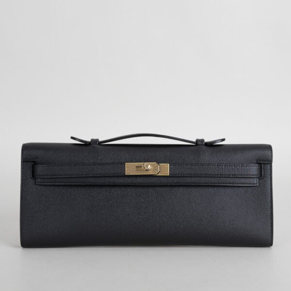 DDMode Kelly Cut 31CM CK89 Black Epsom Leather GHW