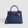 DDMode Kelly Sellier 25CM Bags CC73 Blue Saphir Epsom Leather GHW