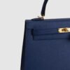 DDMode Kelly Sellier 25CM Bags CC73 Blue Saphir Epsom Leather GHW