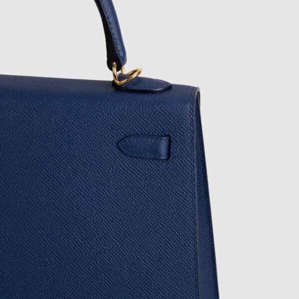 DDMode Kelly Sellier 25CM Bags CC73 Blue Saphir Epsom Leather GHW