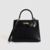 DDMode Kelly Sellier 25CM CC89 Black Box Leather GHW