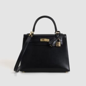 DDMode Kelly Sellier 25CM CC89 Black Box Leather GHW