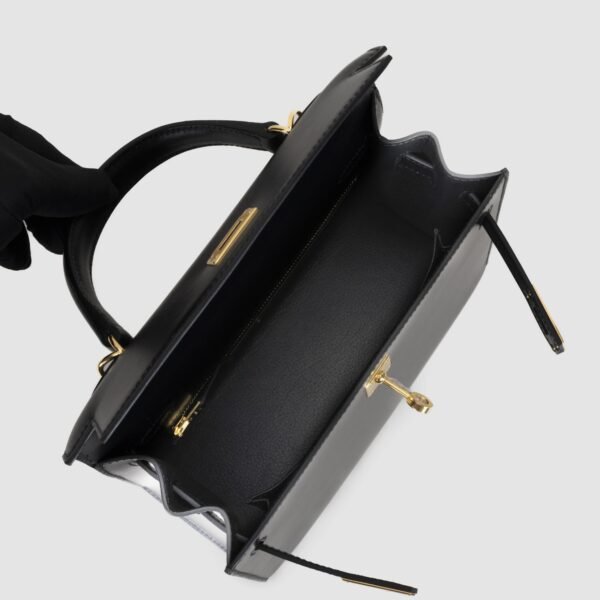 DDMode Kelly Sellier 25CM CC89 Black Box Leather GHW