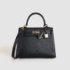 DDMode Kelly Sellier 25CM Chevre Leather CC89 Noir / Black GHW